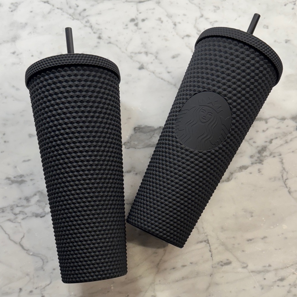 Starbucks Matte Black Studded Tumbler 🖤
